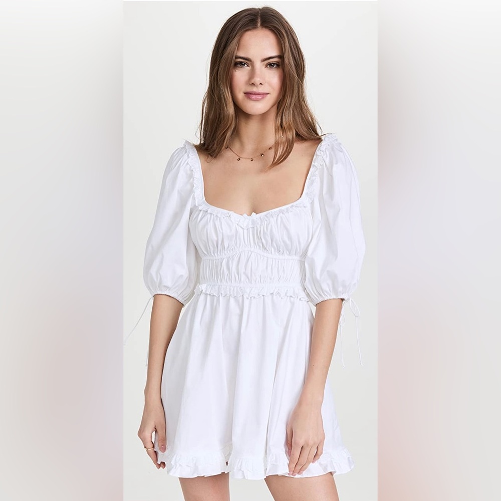 Elegant White Mini Dress
